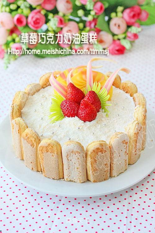 14寸网红奶油蛋糕图片,甜蜜诱惑，视觉盛宴