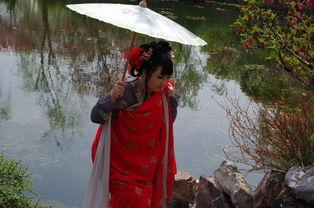 石家庄网红公园古装照,石家庄网红公园古装打卡盛景