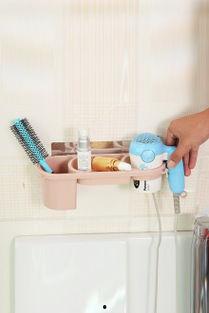 网红吹风机置物架广告,打造时尚美发空间，一物多用新潮流！